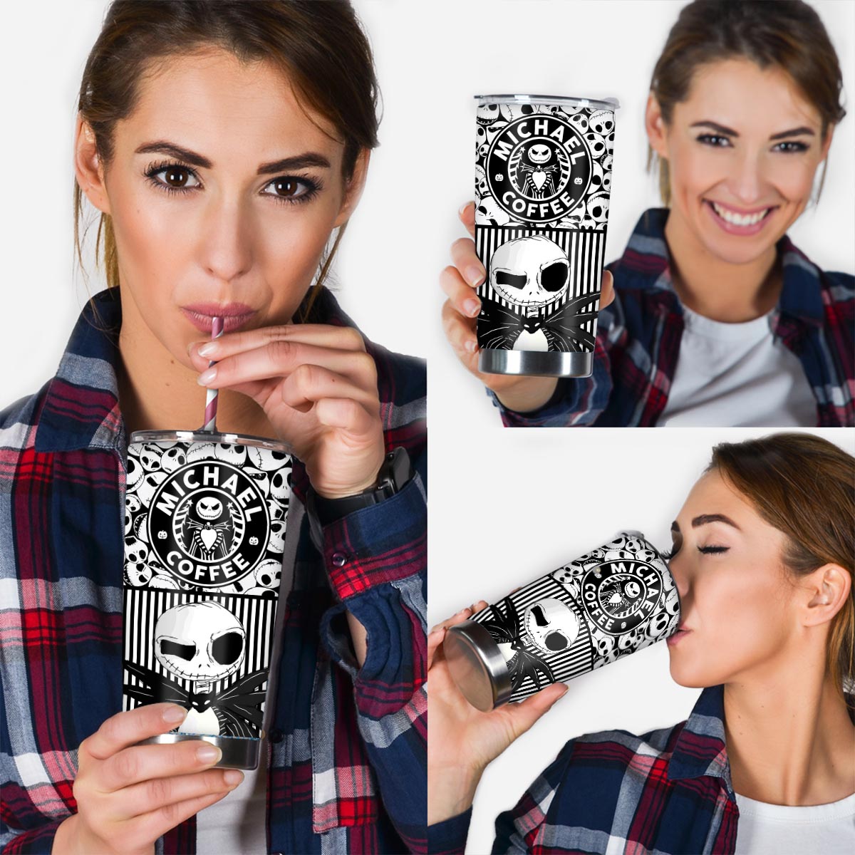 Personalized Nightmare Tumbler Custom Name Coffee Gift