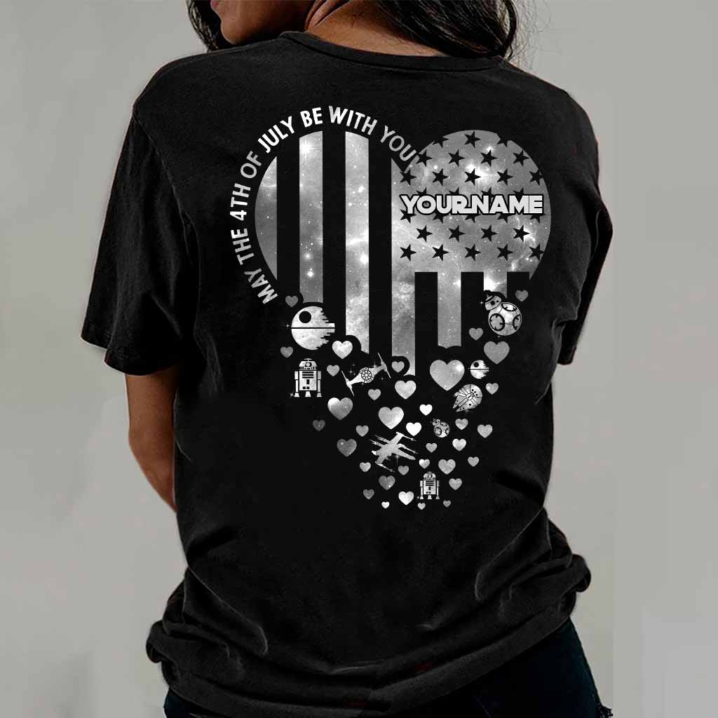 Personalized Independence Day T-Shirt & Hoodie Custom Name Star Wars Gift