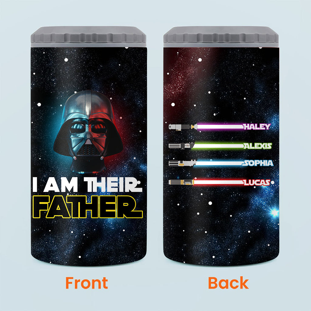 Personalized Star Wars Can Cooler Custom Name Gift for Dad
