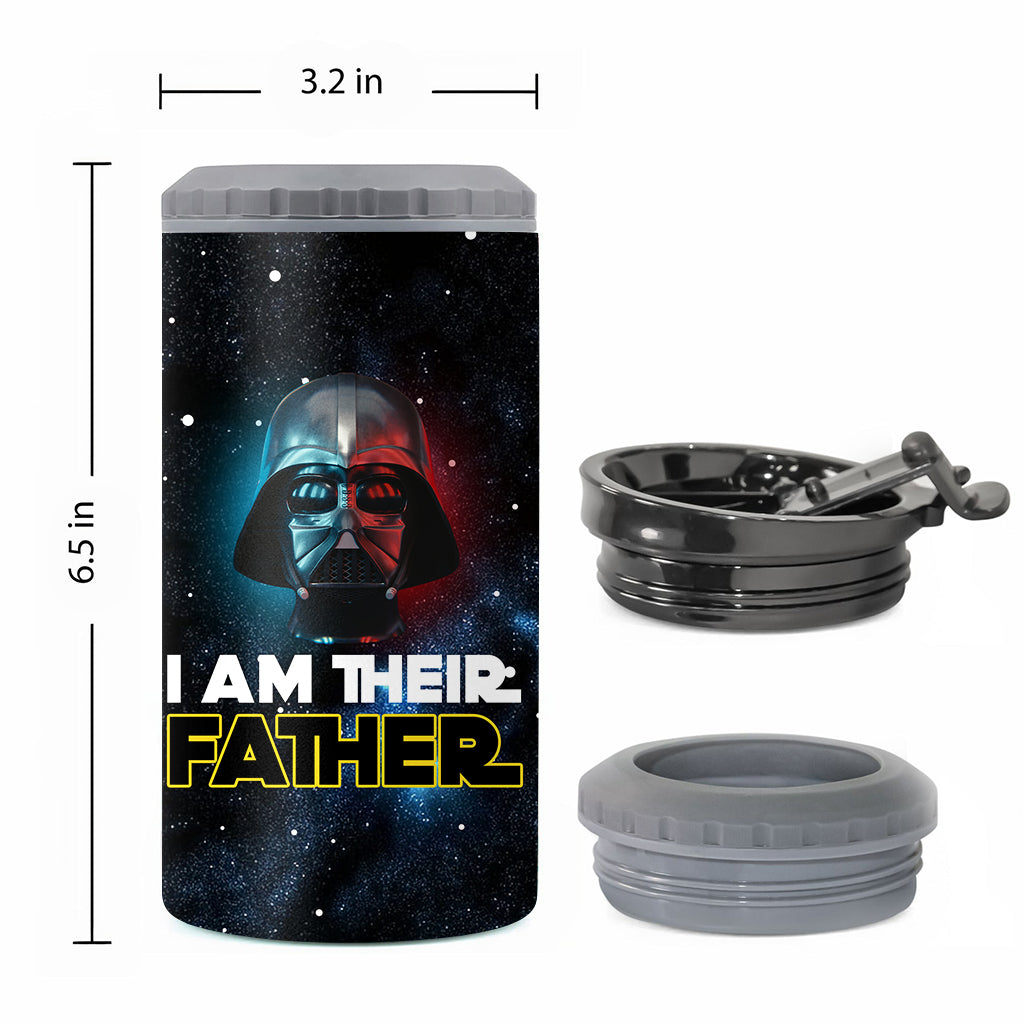 Personalized Star Wars Can Cooler Custom Name Gift for Dad