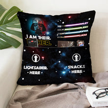 Load image into Gallery viewer, Personalized Pocket Pillow I Am Their Father Star Wars Gift
