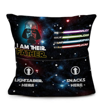 Load image into Gallery viewer, Personalized Pocket Pillow I Am Their Father Star Wars Gift
