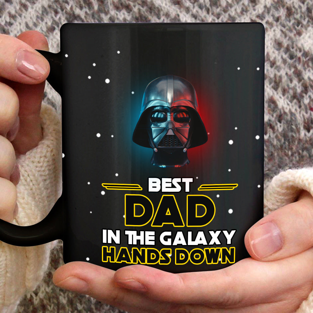 Personalized Best Dad In The Galaxy Mug Custom Names Gift