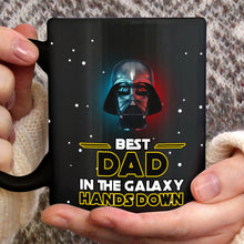 Load image into Gallery viewer, Personalized Best Dad In The Galaxy Mug Custom Names Gift
