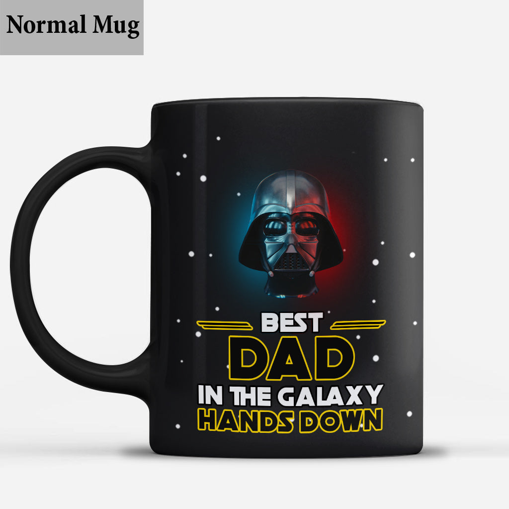 Personalized Best Dad In The Galaxy Mug Custom Names Gift