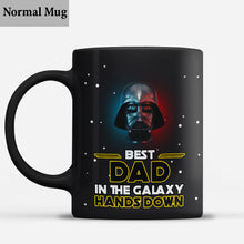 Load image into Gallery viewer, Personalized Best Dad In The Galaxy Mug Custom Names Gift

