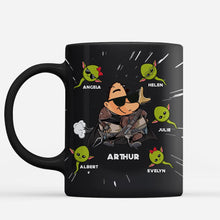 Load image into Gallery viewer, Personalized Yoda Best Farter Mug Custom Name Gift for Dad

