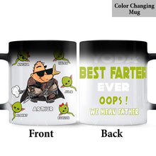Load image into Gallery viewer, Personalized Yoda Best Farter Mug Custom Name Gift for Dad
