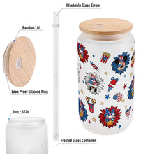 Load image into Gallery viewer, Personalized 16oz Glass Can with Straw &amp; Lid for Mom
