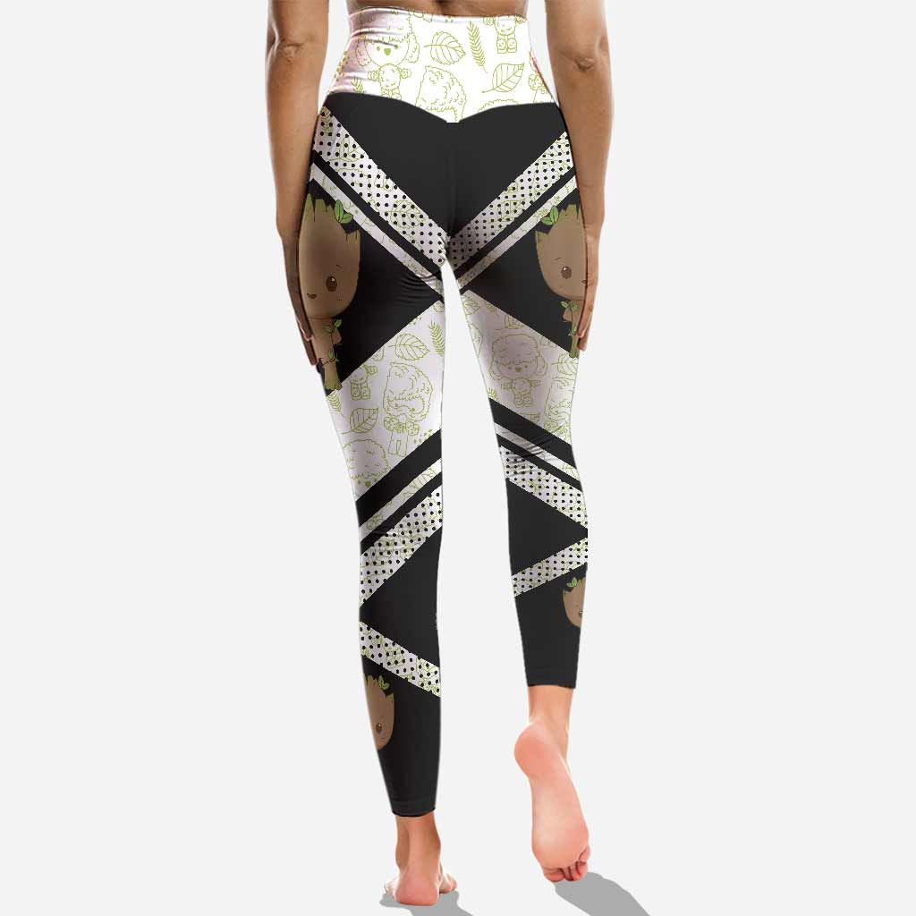 Custom Name Hoodie and Leggings Set Personalized Gift