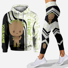 Load image into Gallery viewer, Custom Name Hoodie and Leggings Set Personalized Gift
