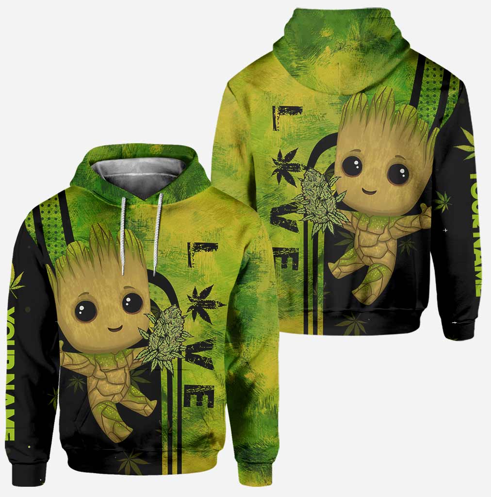 Personalized Weed Hoodie & Leggings Custom Name Gift