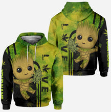 Load image into Gallery viewer, Personalized Weed Hoodie &amp; Leggings Custom Name Gift
