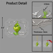 Load image into Gallery viewer, Personalized Grinchmas Ornament Custom Name Acrylic Gift for Christmas
