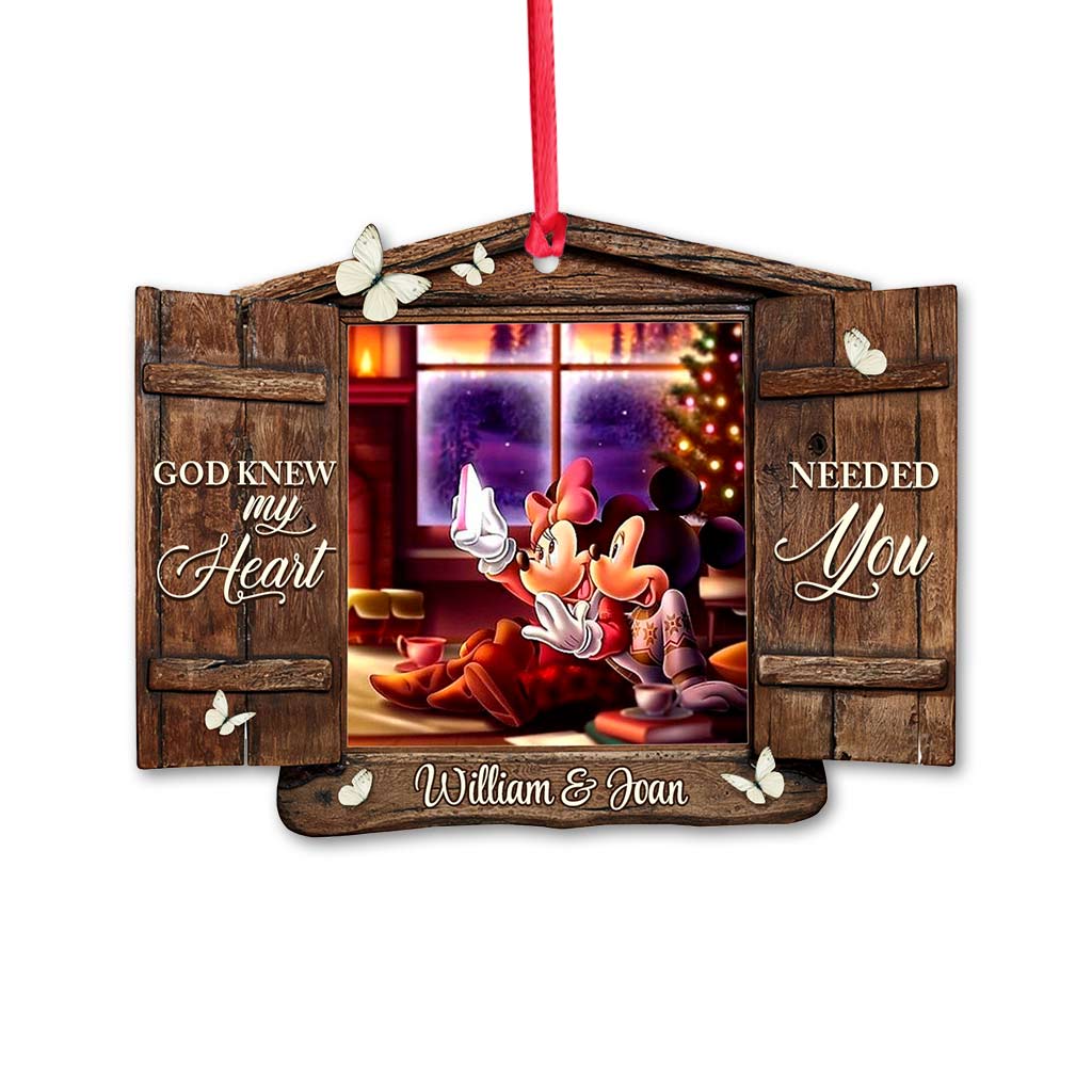 Personalized Christmas Mouse Ornament Custom Name Holiday Gift