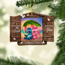 Load image into Gallery viewer, Personalized God Knew My Heart Christmas Ornament Custom Name Gift
