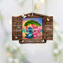 Load image into Gallery viewer, Personalized God Knew My Heart Christmas Ornament Custom Name Gift

