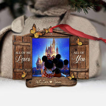 Load image into Gallery viewer, Personalized Christmas Mouse Ornament Custom Name Gift
