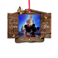 Load image into Gallery viewer, Personalized Christmas Mouse Ornament Custom Name Gift
