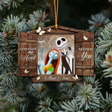 Load image into Gallery viewer, Personalized Christmas Ornament Custom Name God Knew My Heart Gift
