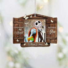 Load image into Gallery viewer, Personalized Christmas Ornament Custom Name God Knew My Heart Gift
