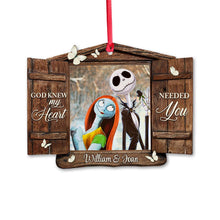 Load image into Gallery viewer, Personalized Christmas Ornament Custom Name God Knew My Heart Gift
