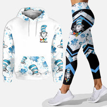 Load image into Gallery viewer, Personalized Autism Awareness Hoodie and Leggings Set for Kids Adults
