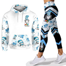 Load image into Gallery viewer, Personalized Autism Awareness Hoodie and Leggings Set for Kids Adults
