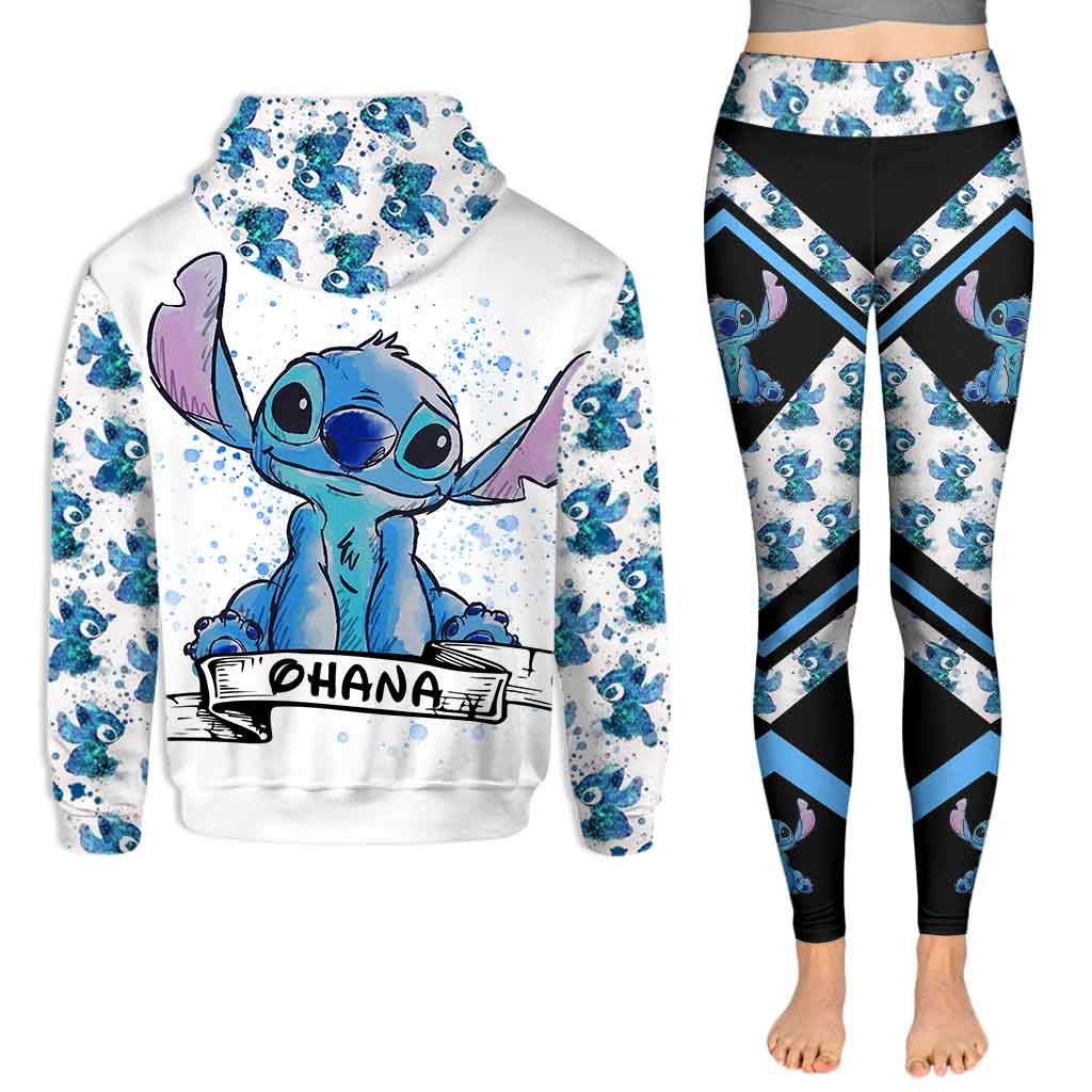 Personalized Ohana Family Hoodie and Leggings Set Gift