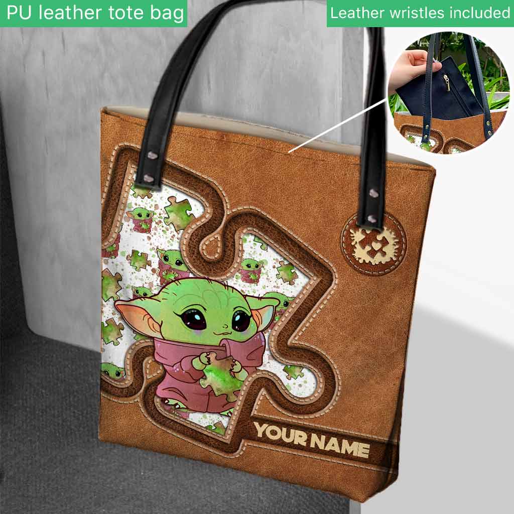Personalized Autism Awareness Tote Bag Custom Design Gift