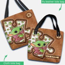Load image into Gallery viewer, Personalized Autism Awareness Tote Bag Custom Design Gift
