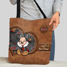 Load image into Gallery viewer, Personalized Mouse Ears Tote Bag Custom Name Gift for Her
