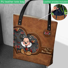 Load image into Gallery viewer, Personalized Mouse Ears Tote Bag Custom Name Gift for Her
