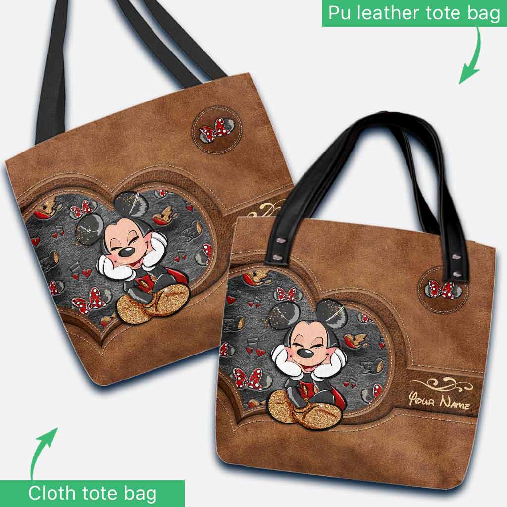 Personalized Mouse Ears Tote Bag Custom Name Gift for Her