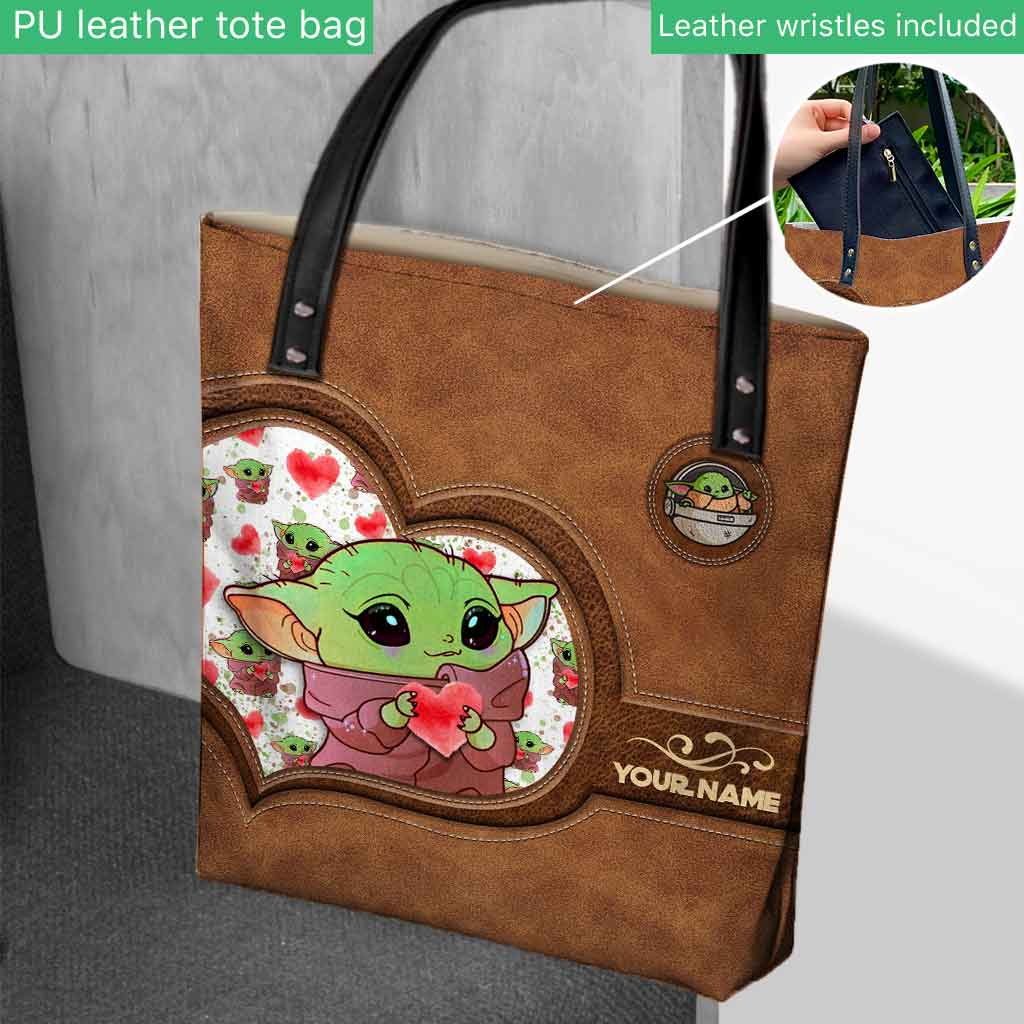 Personalized Tote Bag Custom Name Cute Character Design Gift