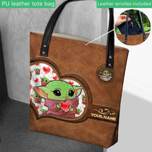 Load image into Gallery viewer, Personalized Tote Bag Custom Name Cute Character Design Gift
