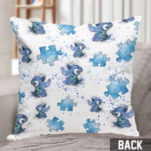 Load image into Gallery viewer, Personalized Autism Awareness Throw Pillow Custom Name Gift
