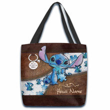 Load image into Gallery viewer, Personalized Autism Awareness Tote Bag Custom Name Gift
