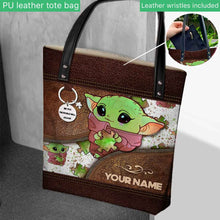 Load image into Gallery viewer, Personalized Autism Awareness Tote Bag Custom Name Gift
