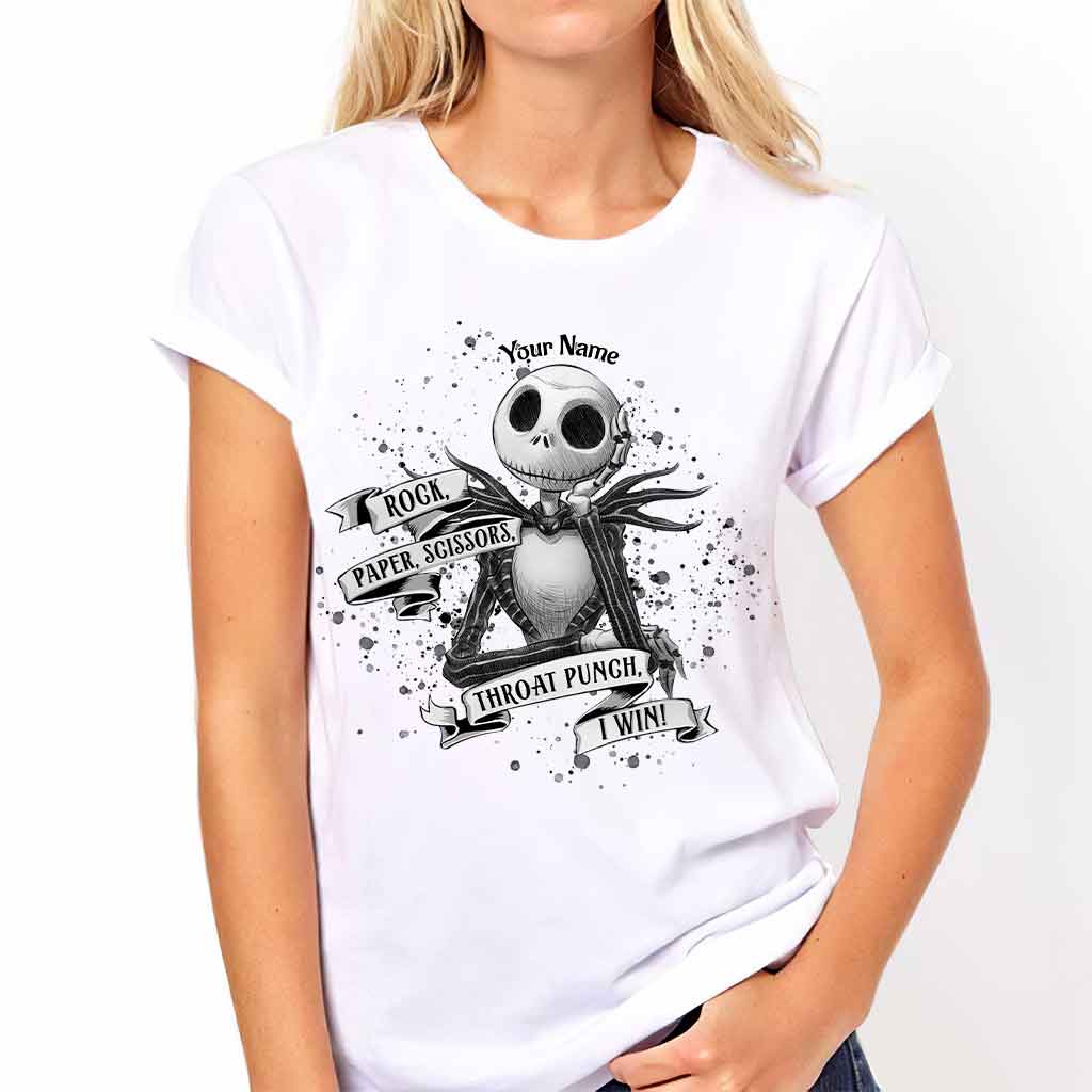 Personalized Rock Paper Scissors T-Shirt & Hoodie Gift for Halloween