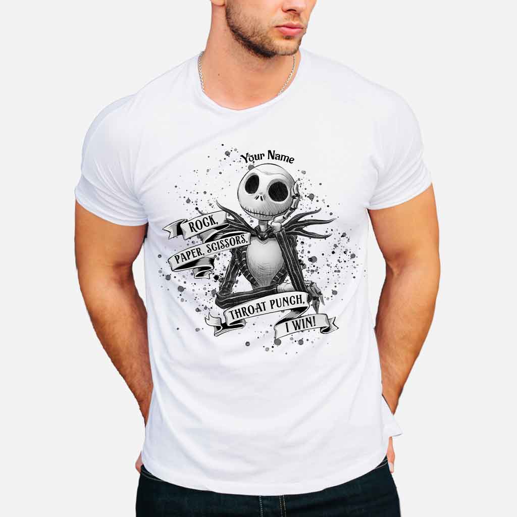 Personalized Rock Paper Scissors T-Shirt & Hoodie Gift for Halloween