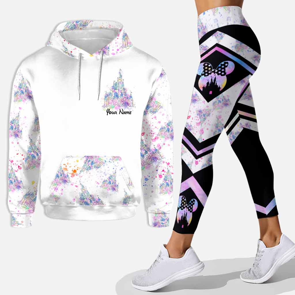 Personalized Mouse Hoodie and Leggings Custom Name Gift for Kids