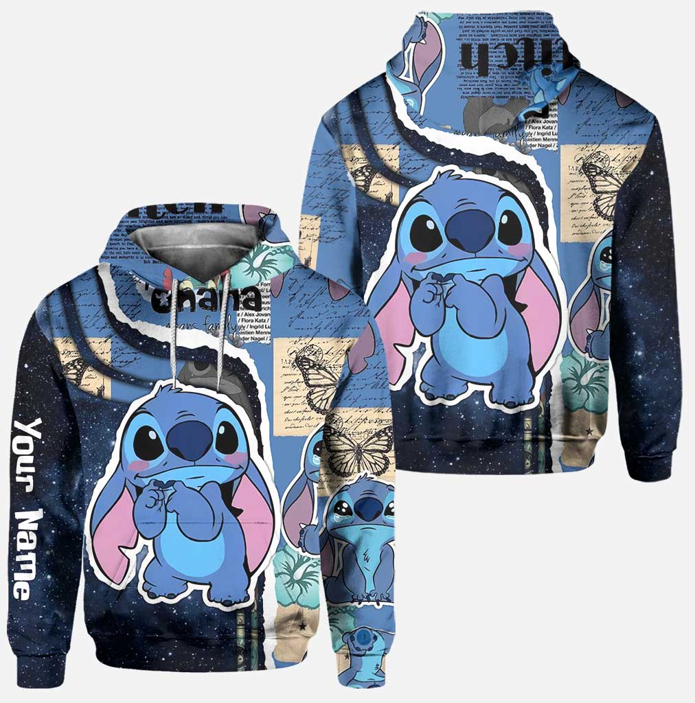 Personalized Ohana Christmas Hoodie and Leggings Gift