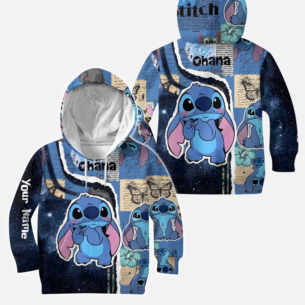 Personalized Ohana Christmas Hoodie and Leggings Gift