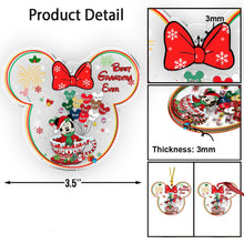 Load image into Gallery viewer, Personalized Transparent Christmas Ornament for Grandma | Custom Holiday Gift
