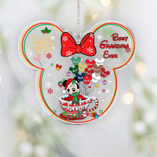 Load image into Gallery viewer, Personalized Transparent Christmas Ornament for Grandma | Custom Holiday Gift
