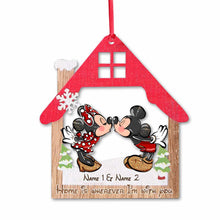 Load image into Gallery viewer, Personalized Christmas Mouse Ornament Custom Names Gift
