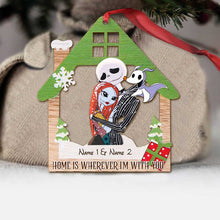 Load image into Gallery viewer, Personalized Christmas Ornament Home Is Wherever I Am Gift
