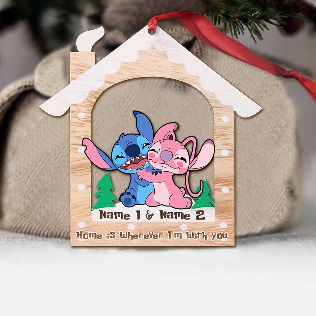 Personalized Ohana Ornament Custom Names Christmas Gift