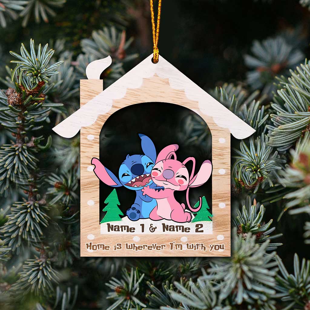 Personalized Ohana Ornament Custom Names Christmas Gift